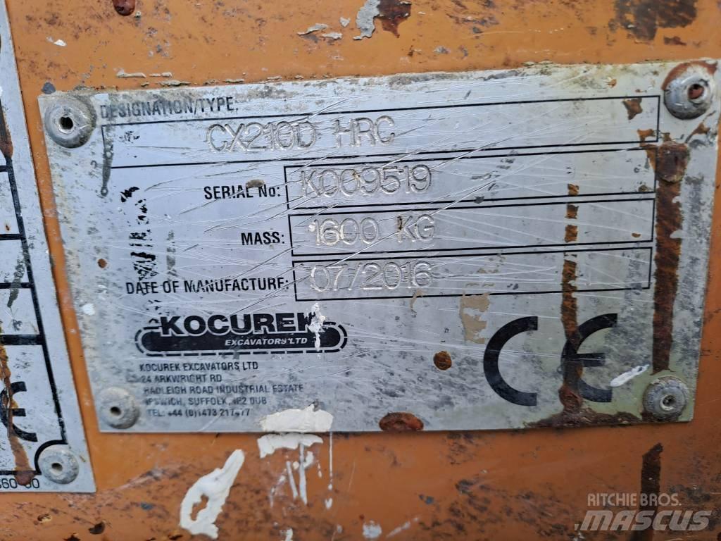 CASE CX 210 D Beltegraver