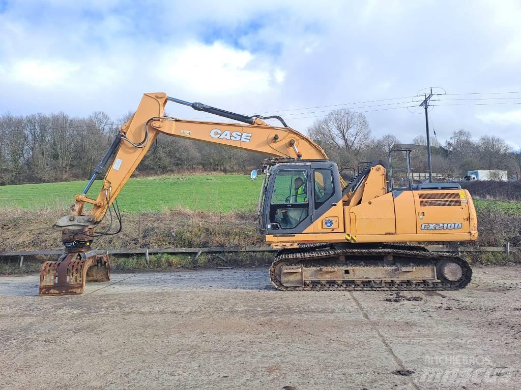 CASE CX 210 D Beltegraver