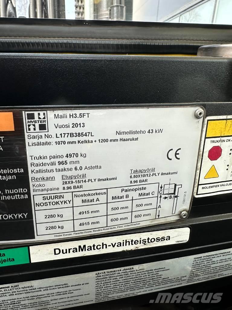 Hyster H 35 FT Diesel Trucker