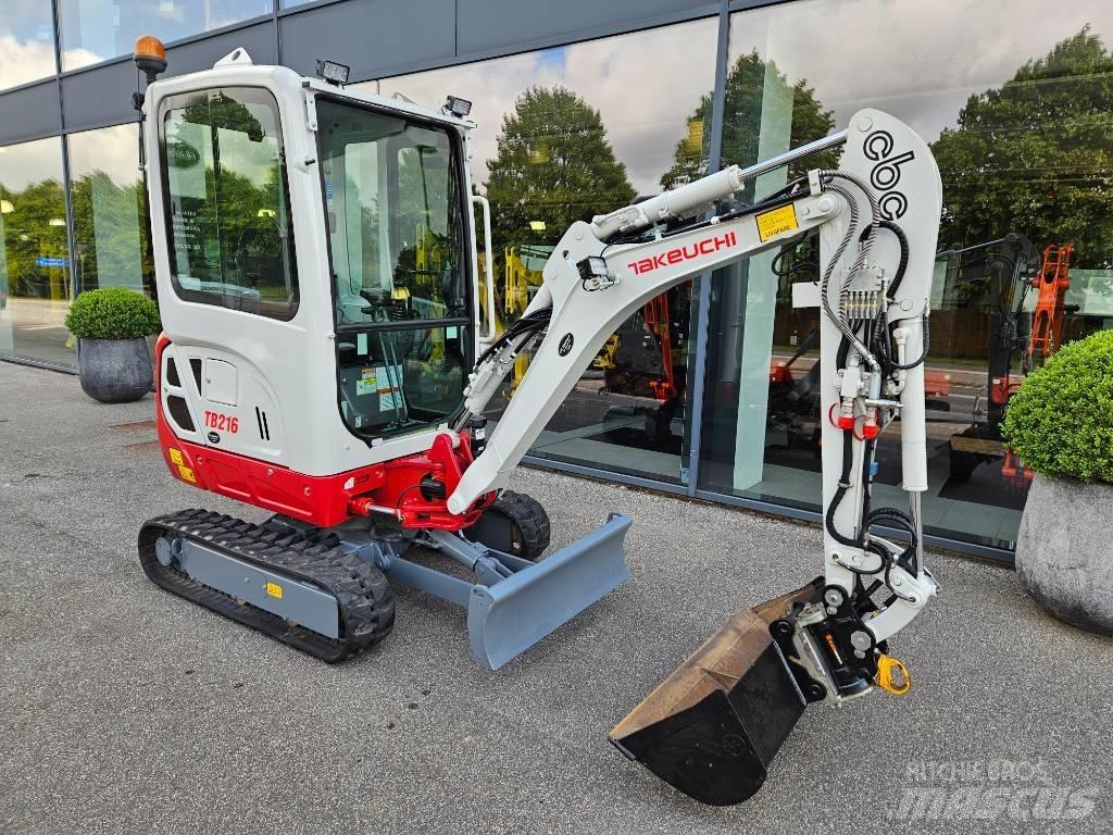 Takeuchi TB 216 Minigravere <7t