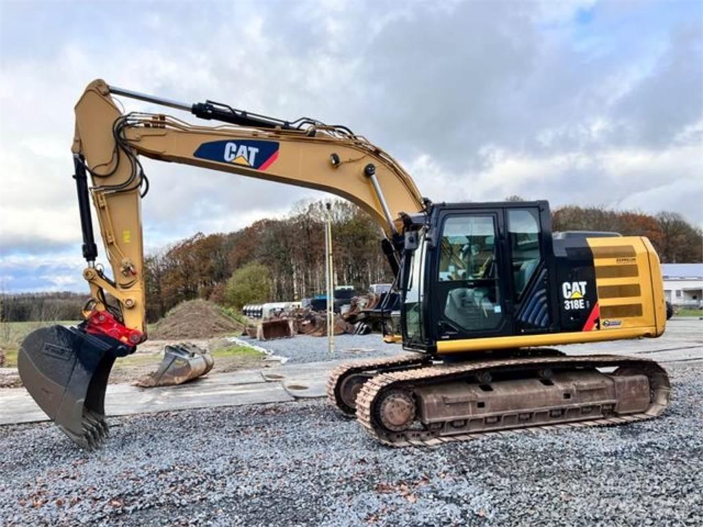 CAT 318EL + HS21 Beltegraver