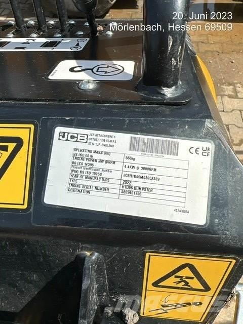 JCB HTD5 mit Tritt Mini dumpere