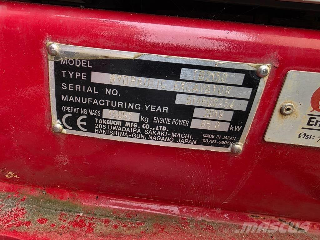 Takeuchi TB 2150 Beltegraver