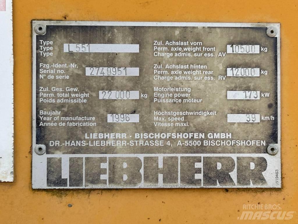 Liebherr L 551 Hjullastere