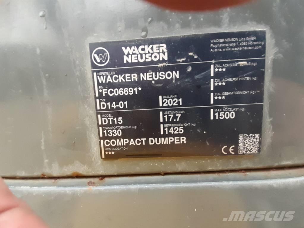 Wacker Neuson DT15 Beltedumpere