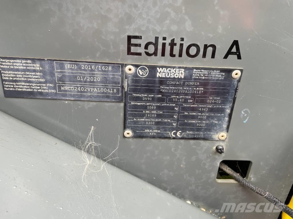 Wacker Neuson DV 90 Mini dumpere