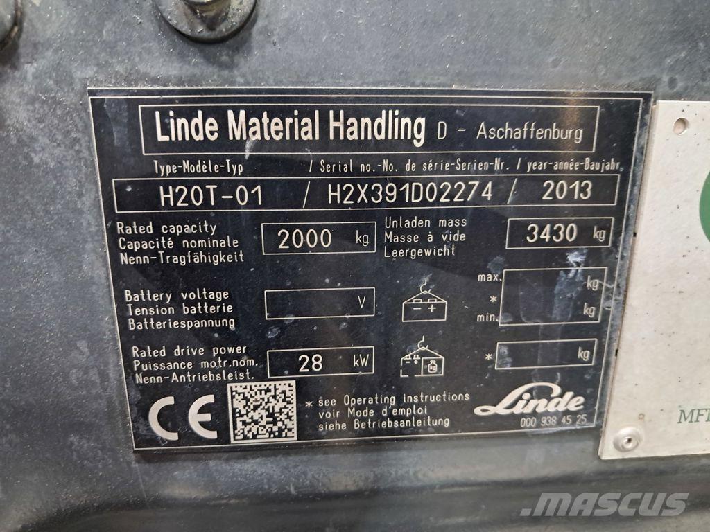 Linde H20T-02 Propan trucker