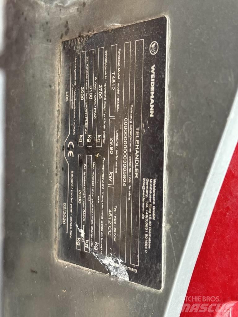 Weidemann T4512 Teleskoplastere