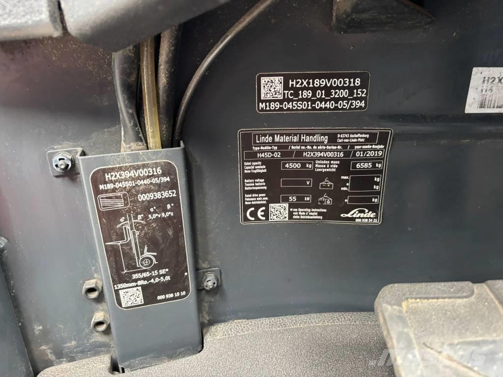 Linde H45D-02 EVO Diesel Trucker