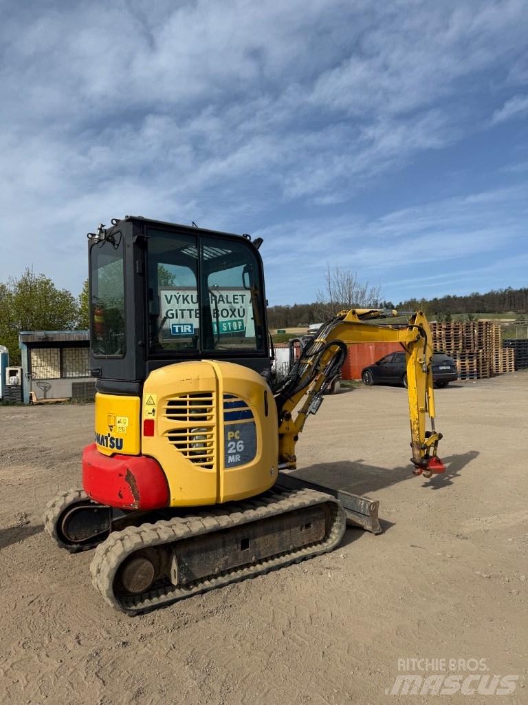 Komatsu PC 26 MR Minigravere <7t