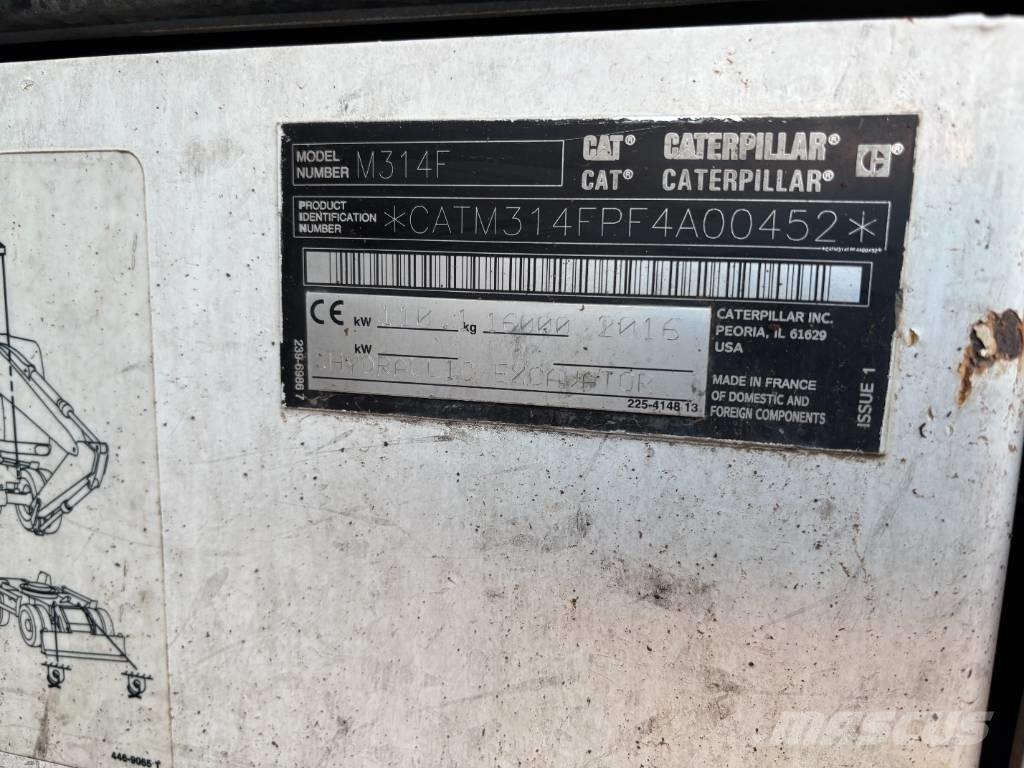 CAT m314f Hjulgravere