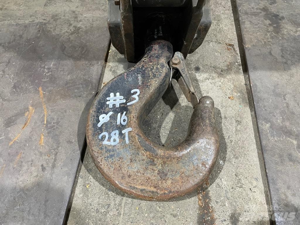 Krupp hookblock 28T Kran deler og utstyr
