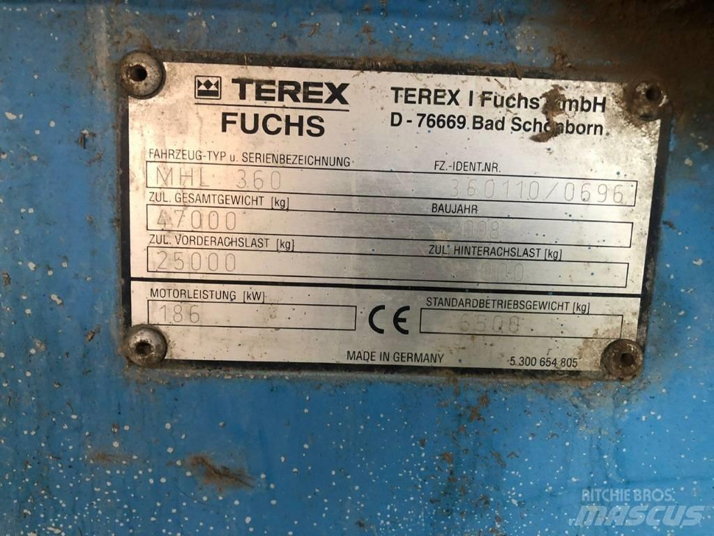 Terex Fuchs MHL 360 Hjulgravere
