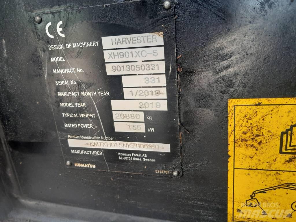 Komatsu 901 XC Hogstmaskiner