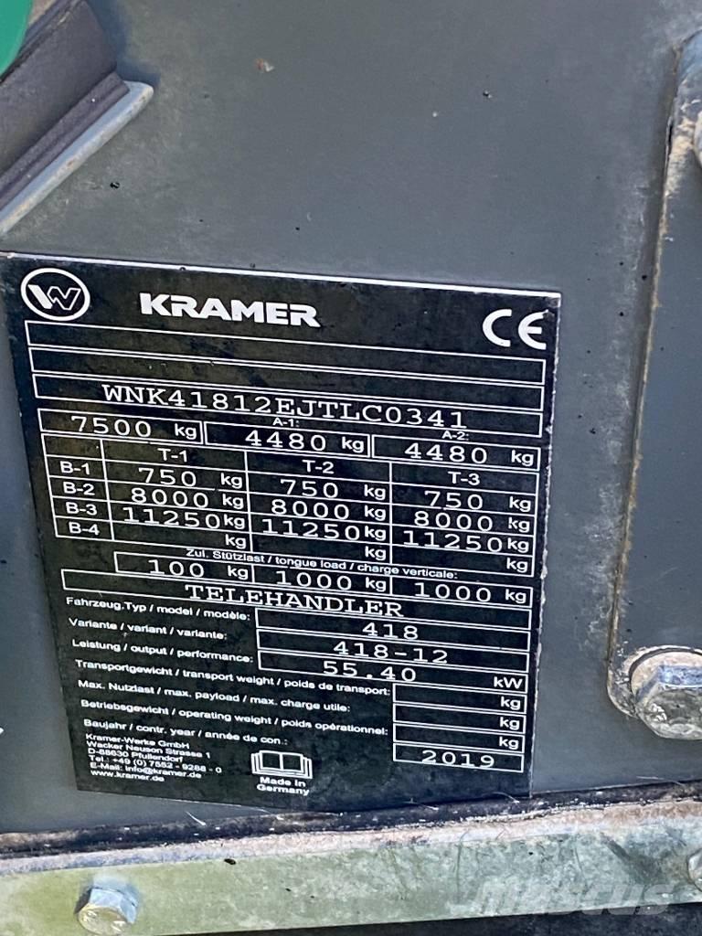 Kramer KT 276 Teleskoplastere for Landbruk