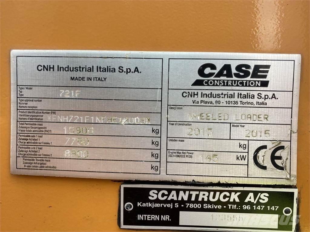 CASE 721F Hjullastere