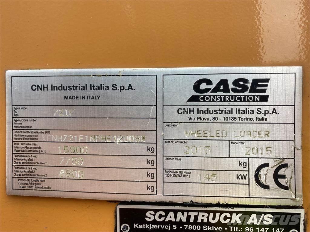 CASE 721F Hjullastere