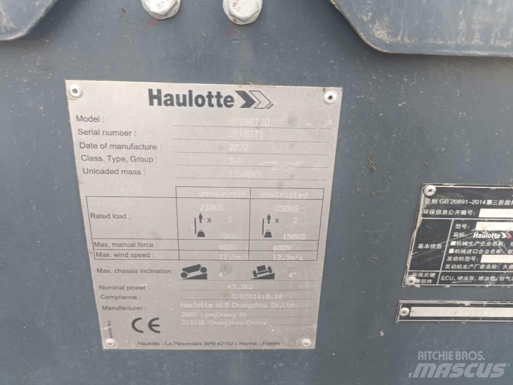 Haulotte HT28RTJO Teleskop bomlifter