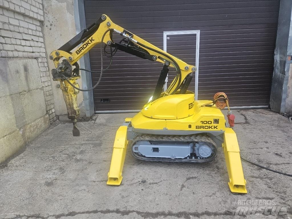 Brokk 100 Gravemaskiner for riving