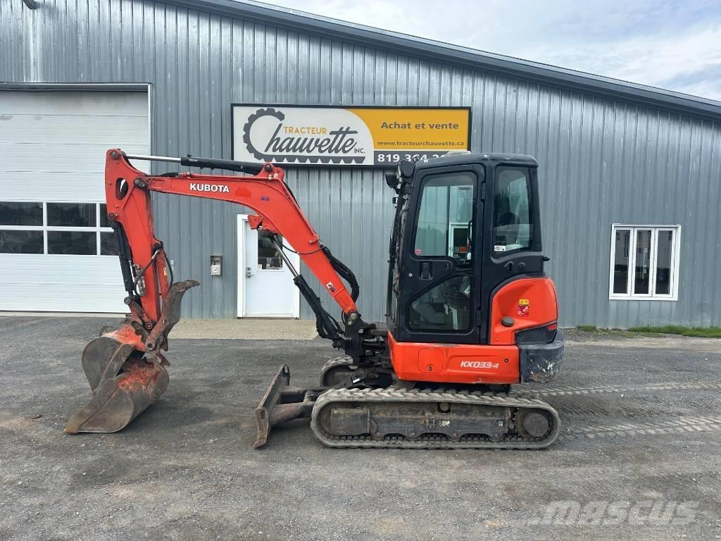 Kubota KX 033-4 Minigravere <7t