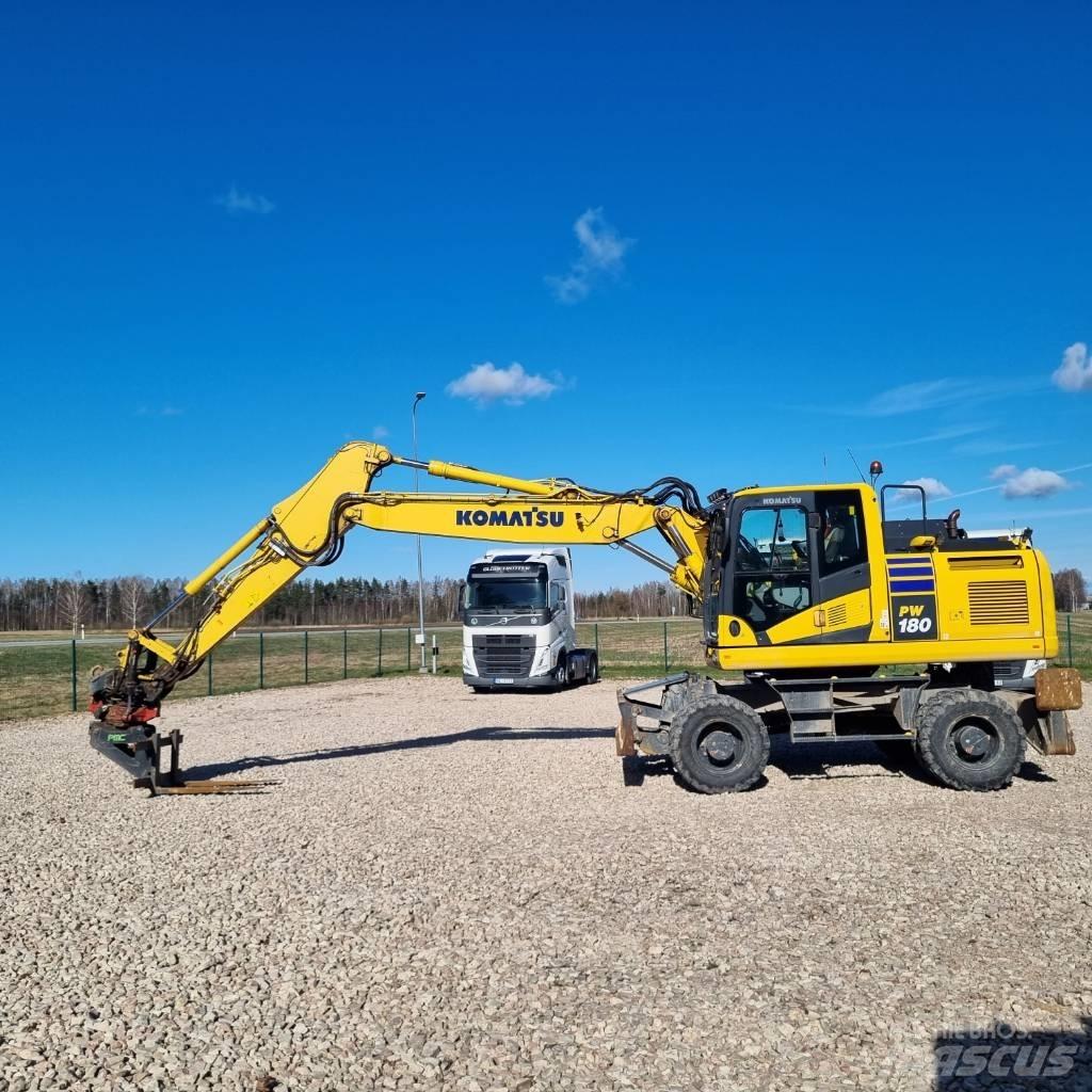 Komatsu PW180 - 11E0 Hjulgravere