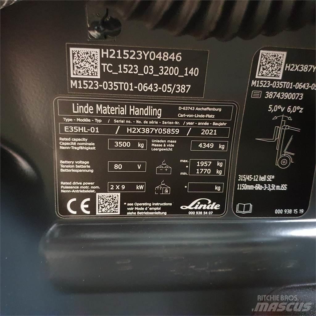 Linde E35HL Elektriske trucker