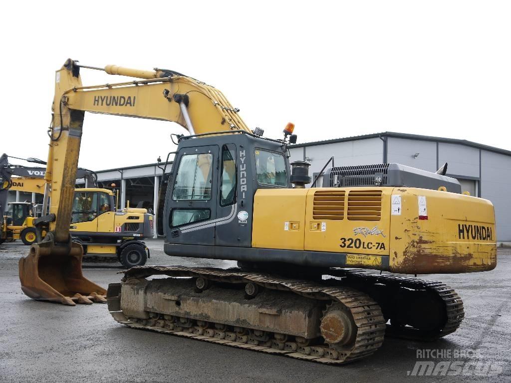 Hyundai R 320 LC-7A Beltegraver