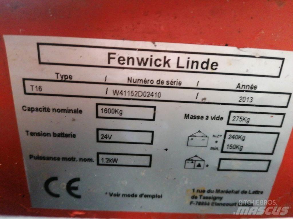 Linde T16 Lavtløftende truck