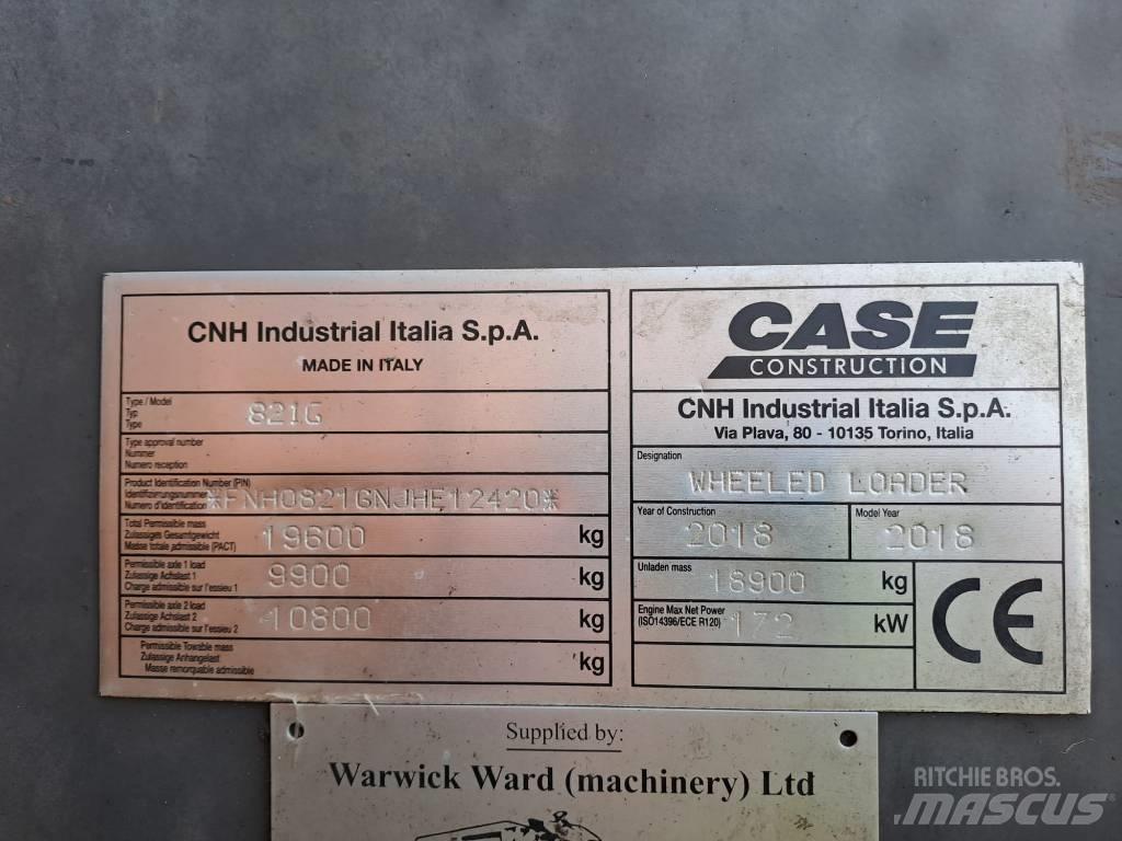 CASE 821GXR Hjullastere