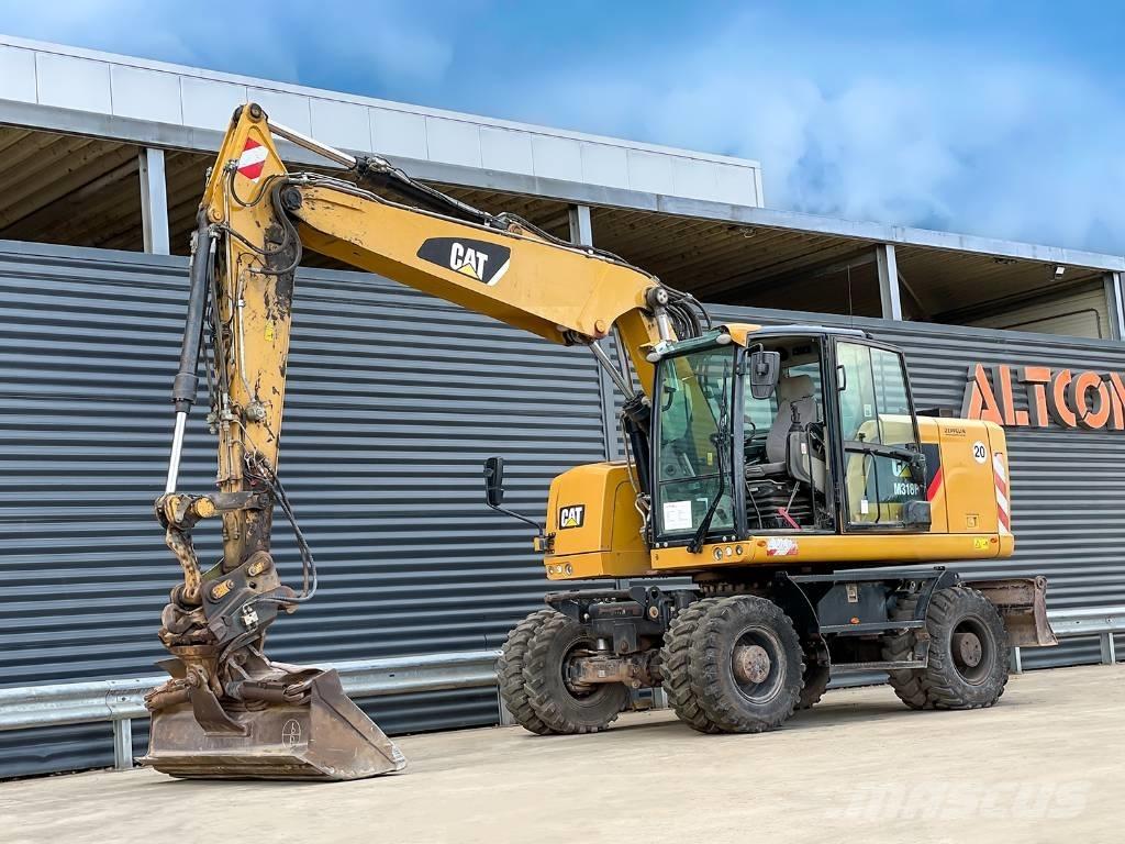 CAT M318F Hjulgravere