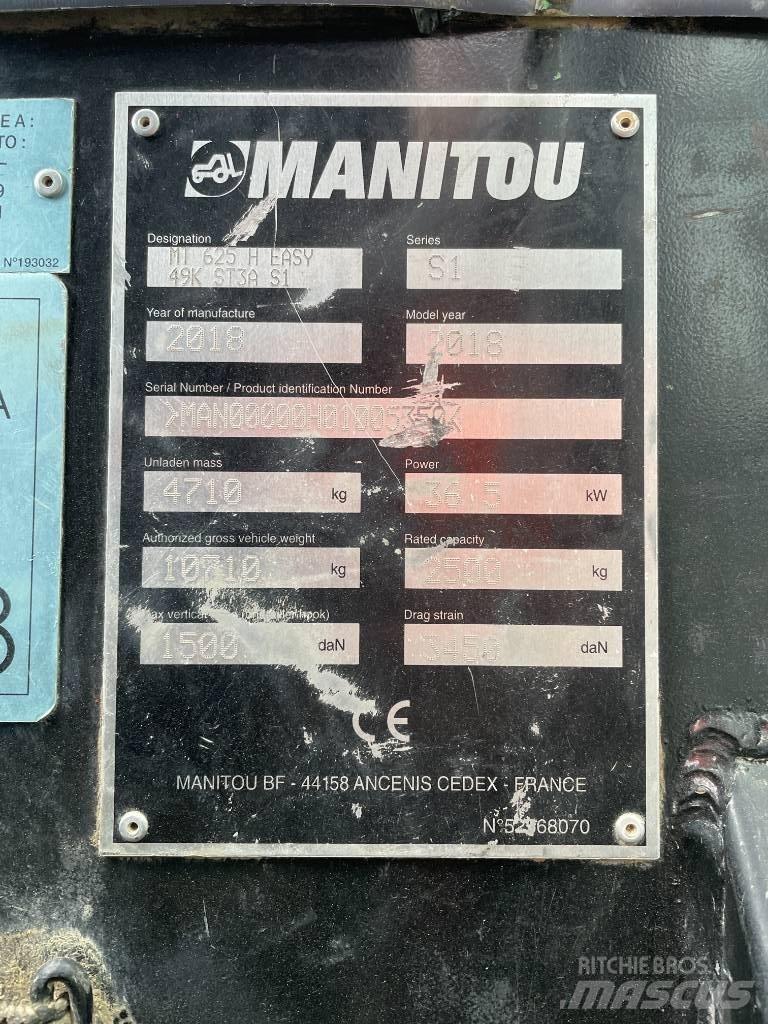 Manitou MT 625 H Teleskoplastere