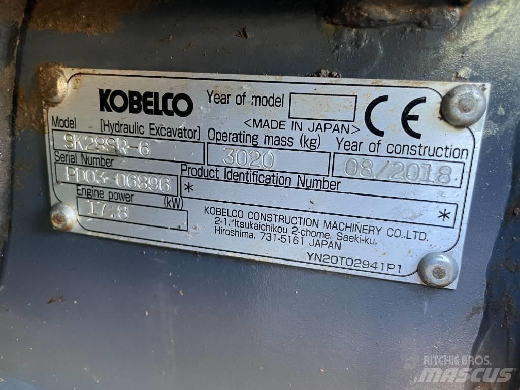 Kobelco SK 28 SR Minigravere <7t