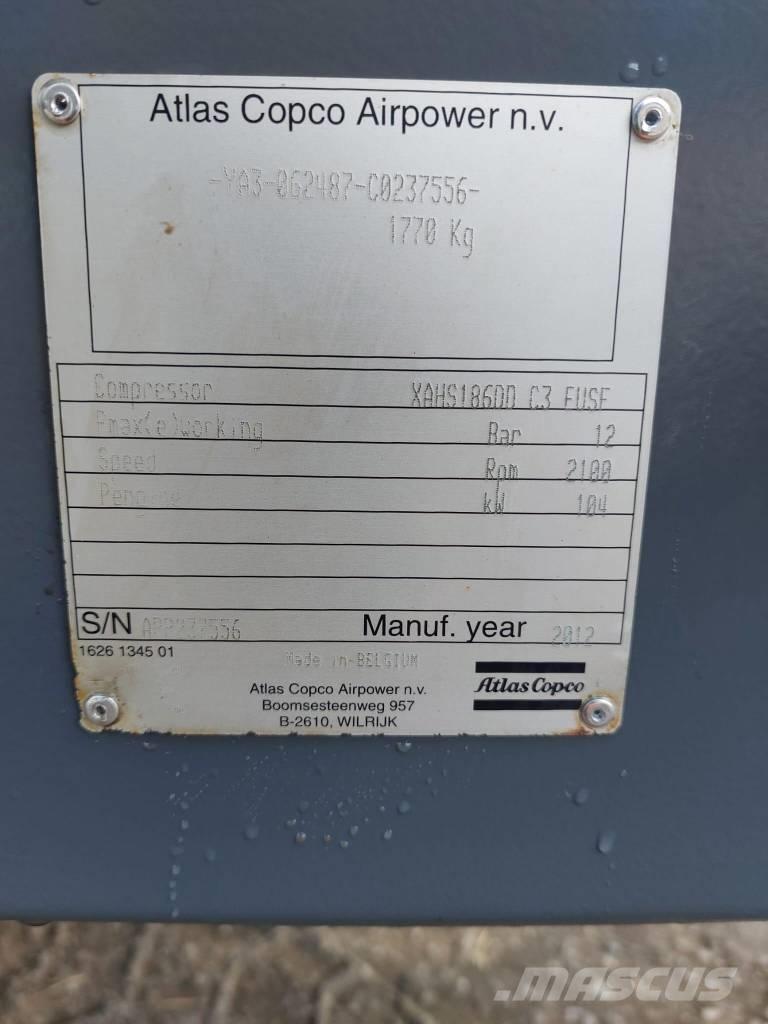 Atlas Copco XAHS186 Kompressorer