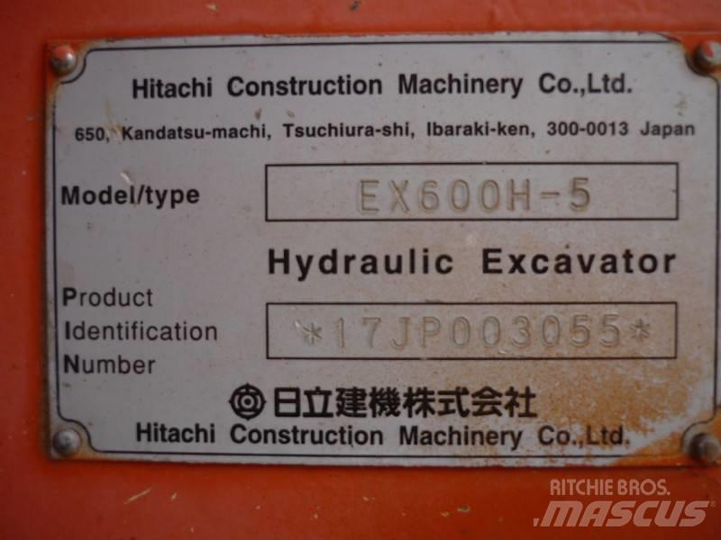 Hitachi EX 600 H-5 Beltegraver