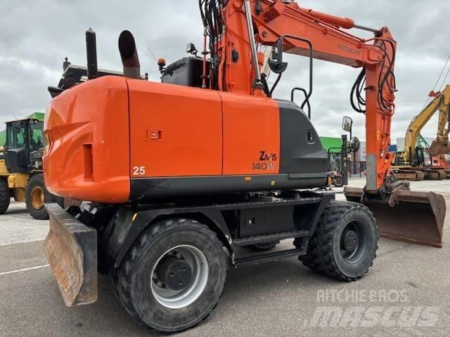 Hitachi ZX 140 W-5 Hjulgravere