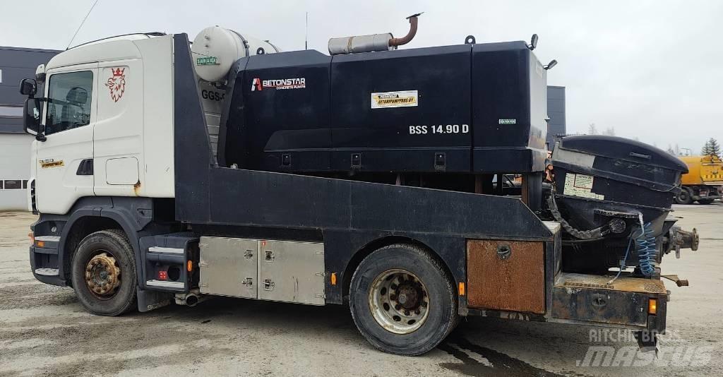 Scania R Betongpumpe biler