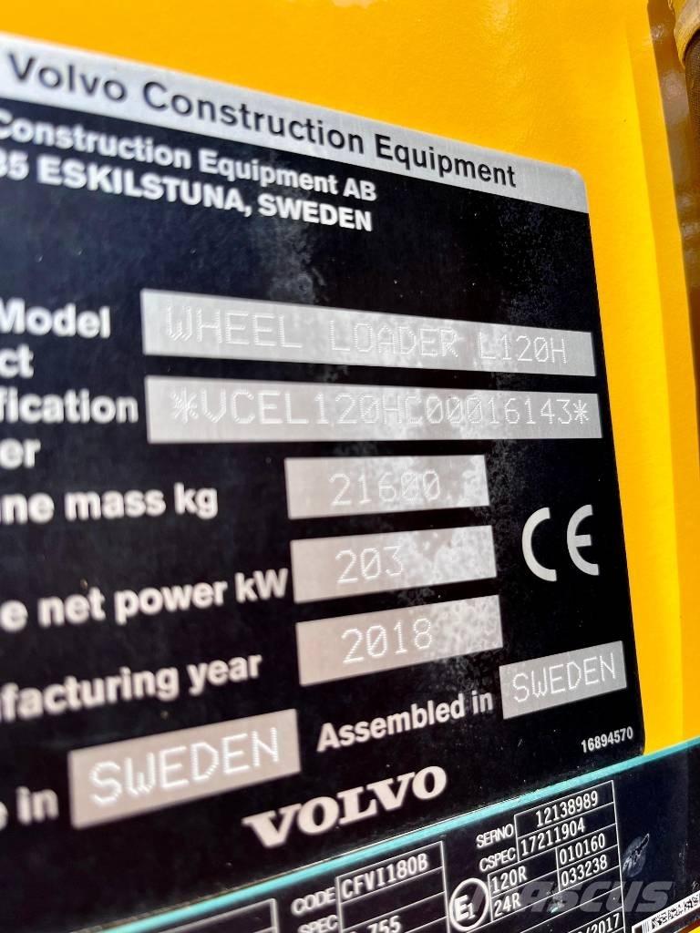 Volvo L 120 H Hjullastere