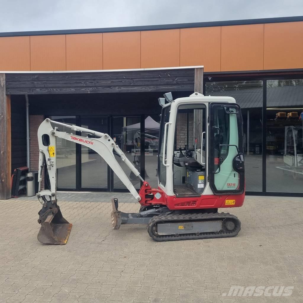 Takeuchi TB 216 Minigravere <7t