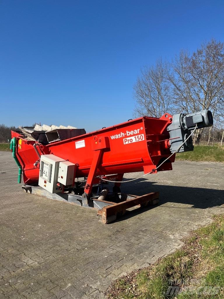  wash-bear pro 150 Utstyr for avfall sortering