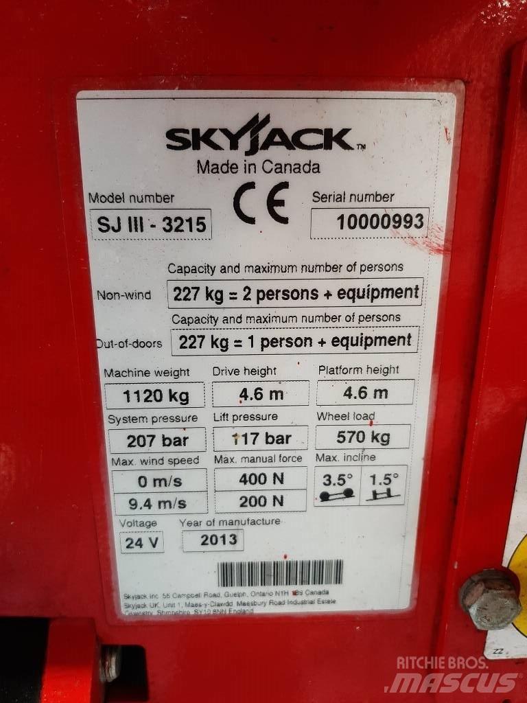 SkyJack SJIII 3215 Sakselifter