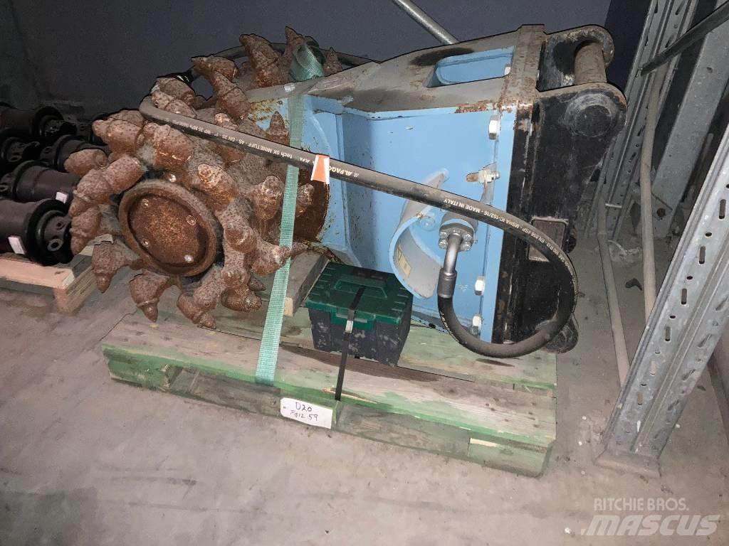 Rockwheel D20-G-ROG Asfalt-kaldfresere