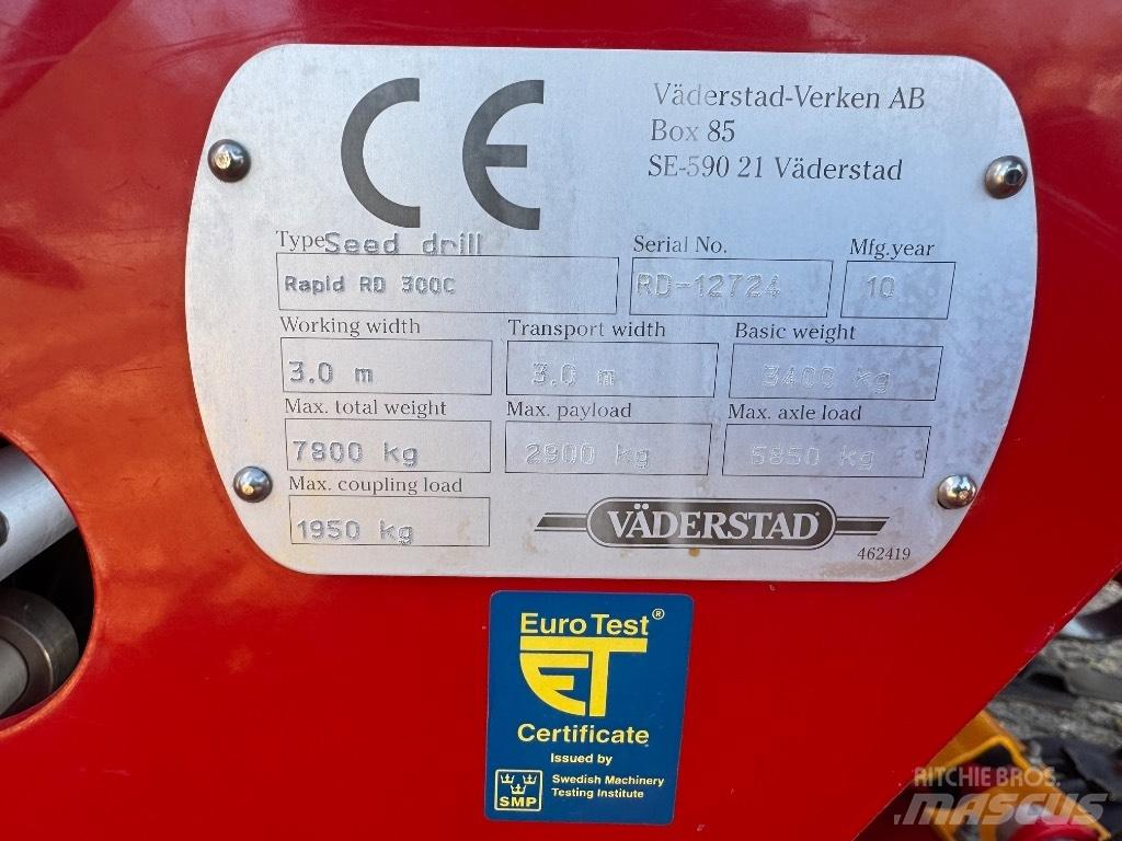 Väderstad Rapid 300C Kombinerte såmaskiner