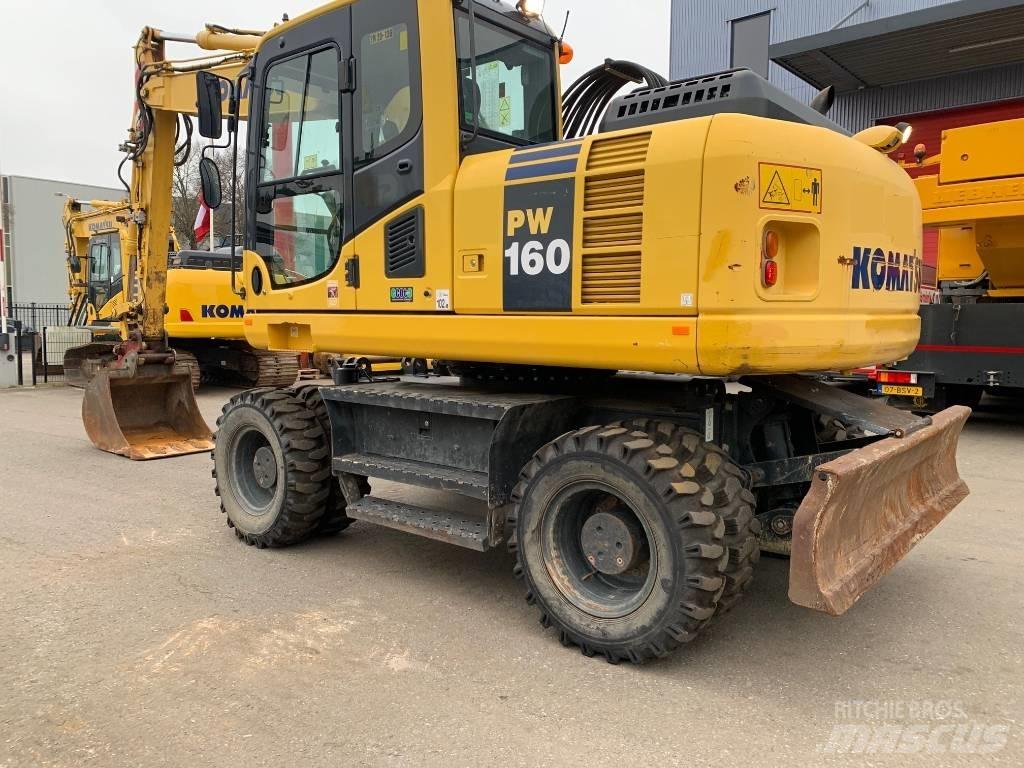 Komatsu PW 160 Hjulgravere