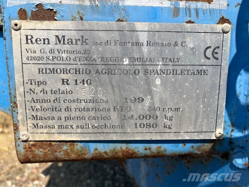  REN MARK R 140 Gjødselspreder