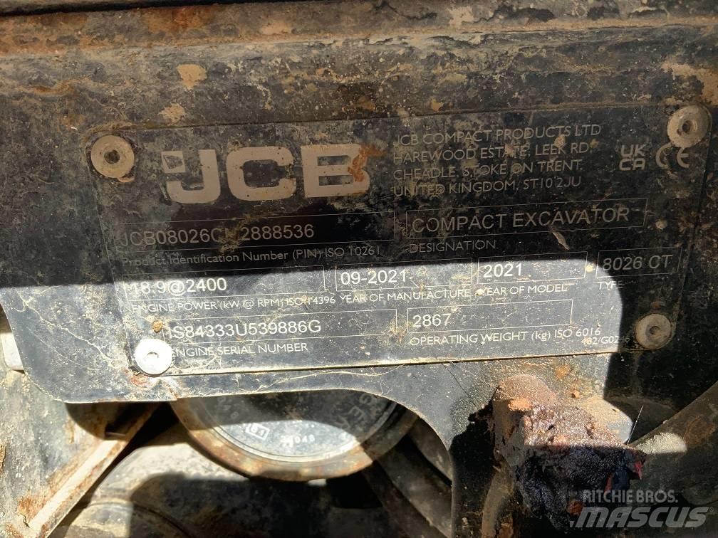 JCB 8026 CTS Minigravere <7t