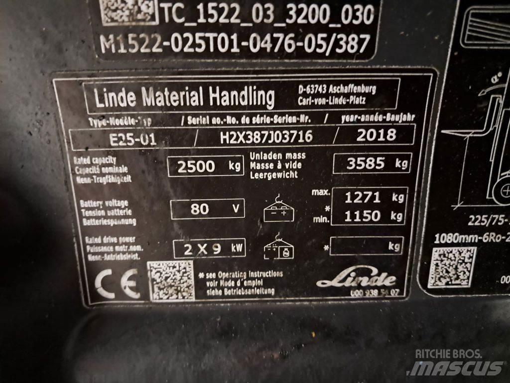 Linde E25-01 Elektriske trucker