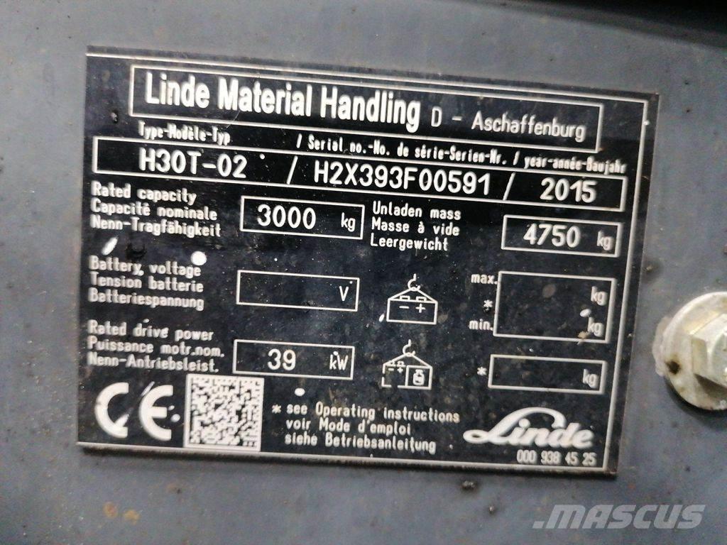 Linde H30T-02 Propan trucker