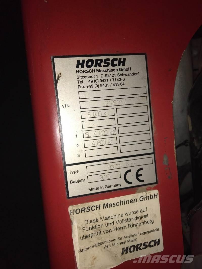 Horsch Pronto 6  KR Kombinerte såmaskiner