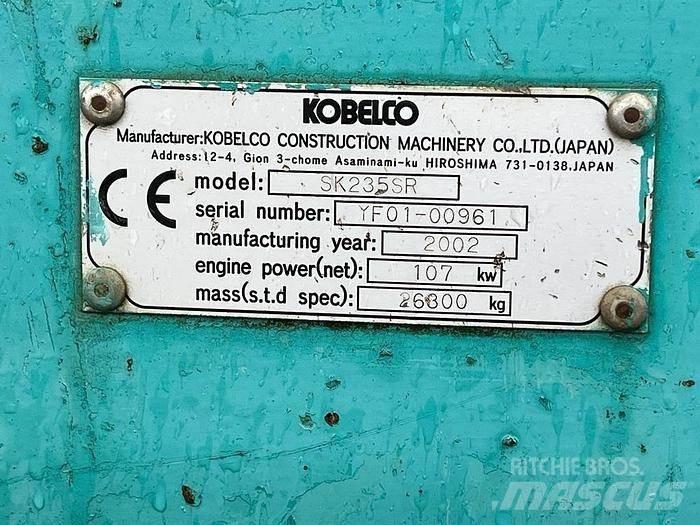 Kobelco SK235 SR Spesialtilpassede gravemaskiner