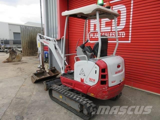 Takeuchi TB 216 Minigravere <7t